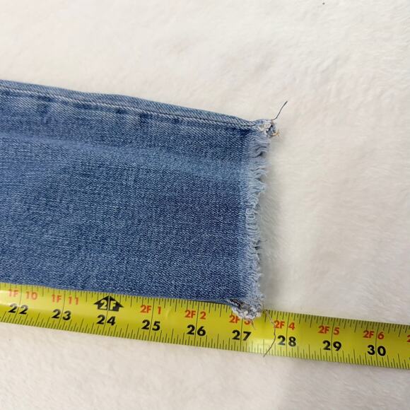 Joe's Jeans Women’s The Charlie High Rise Skinny Ankle Blue Denim Size 27 Fray - Picture 6 of 9